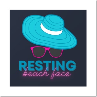 Resting Beach Face Posters and Art